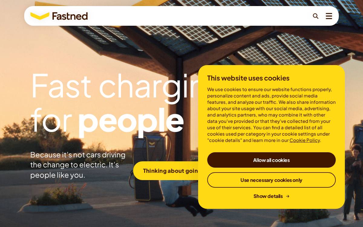 Fastned website preview