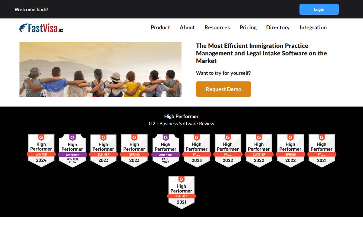 Fast Visa website preview