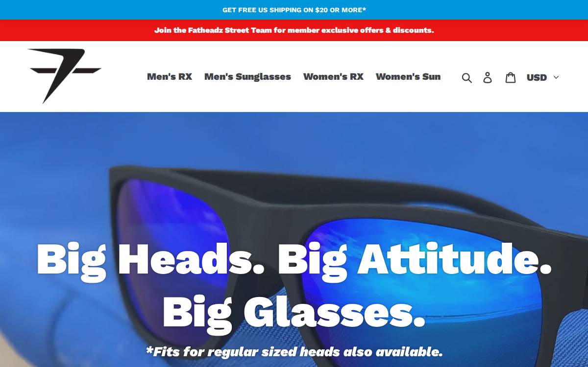 Fatheadz website preview