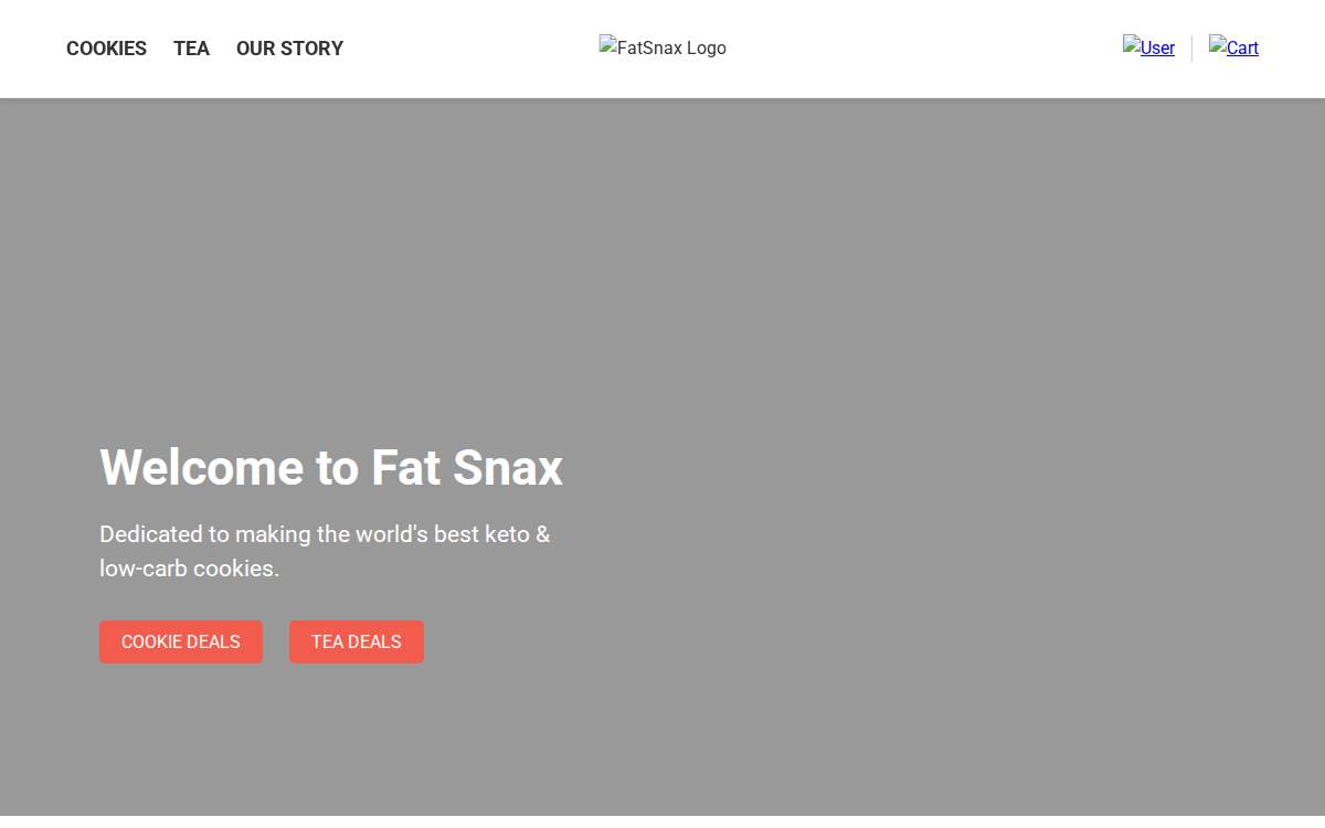Fatsnax website preview