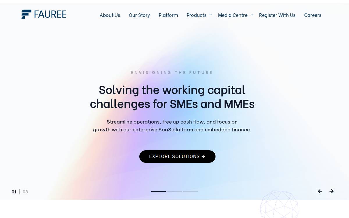 Fauree website preview
