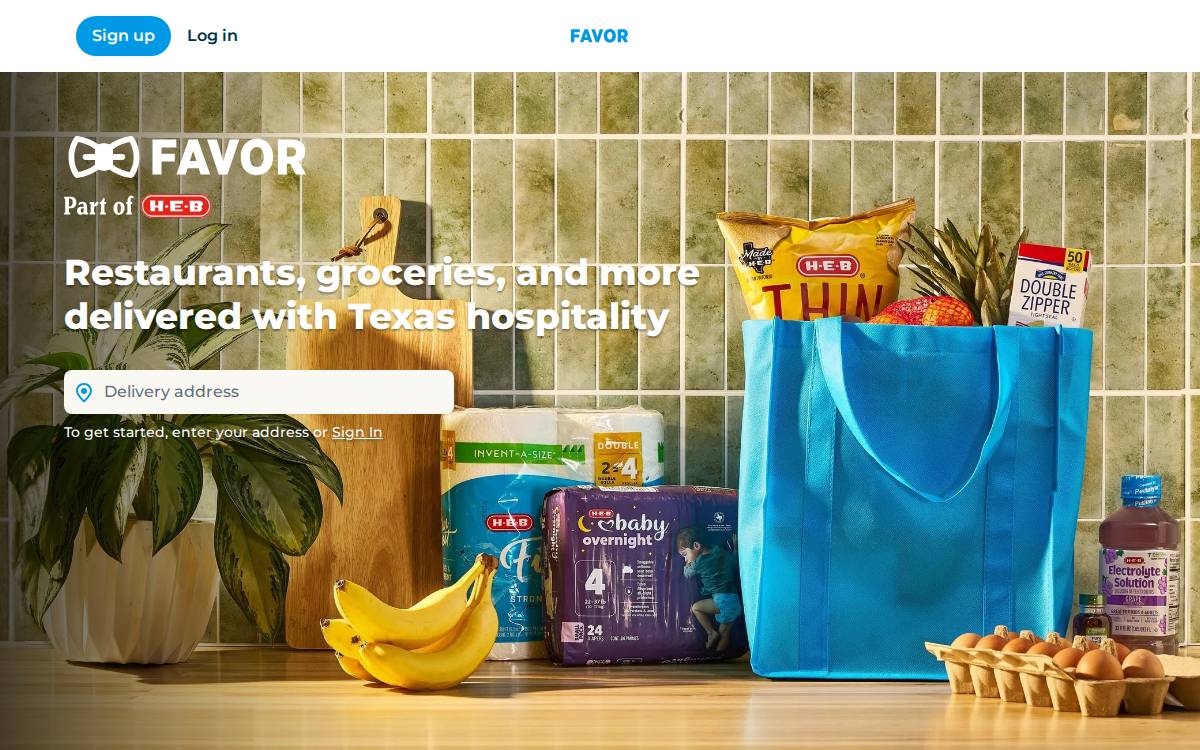 Favor website preview