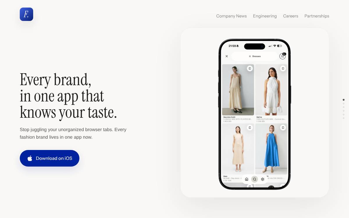Favora website preview