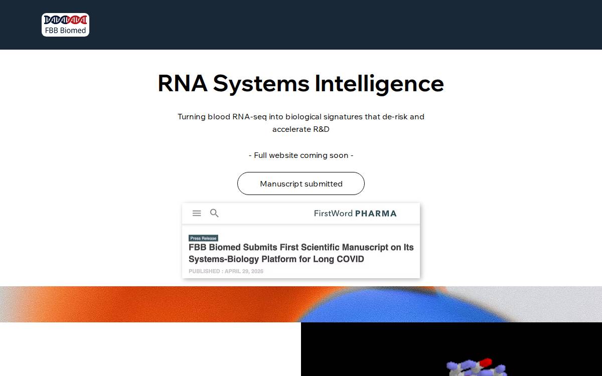 FBB Biomed website preview