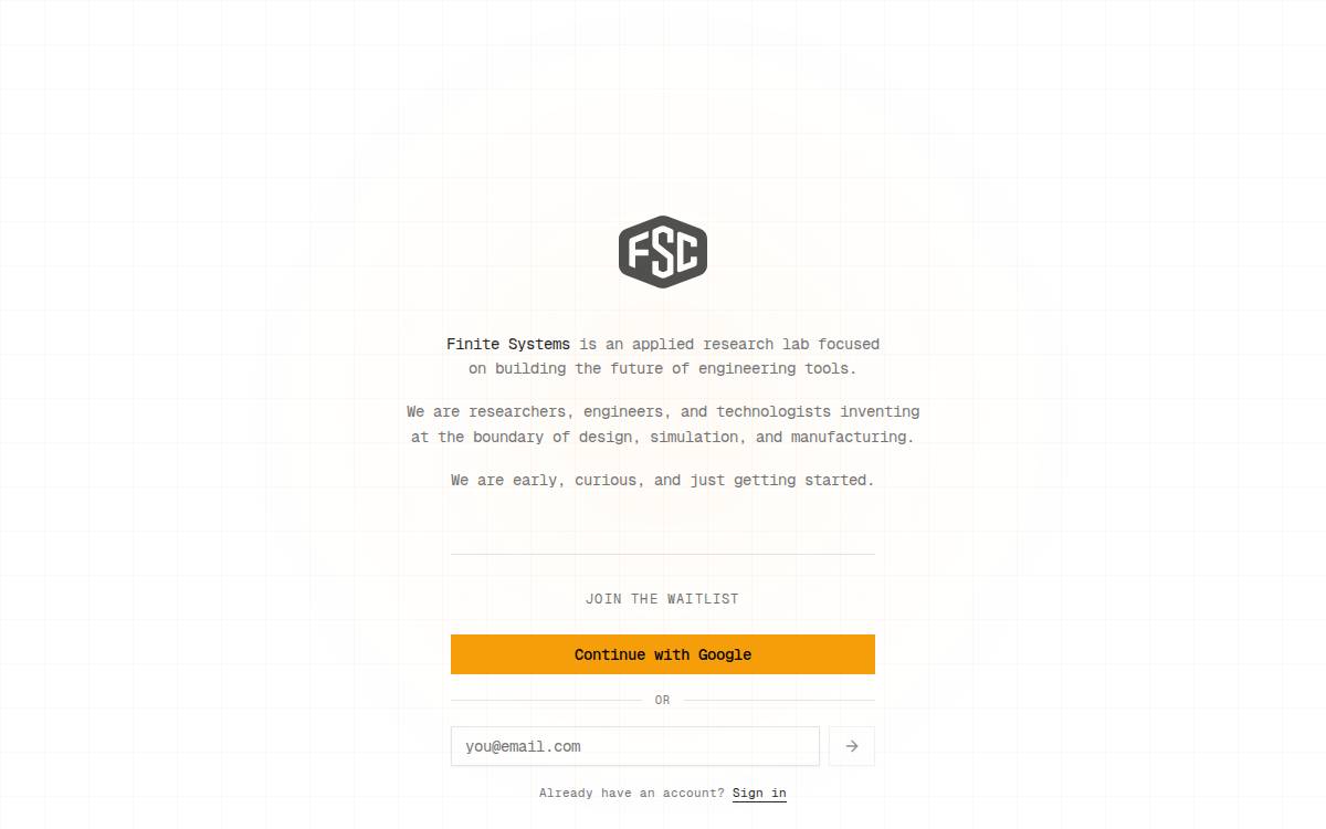 Feather website preview