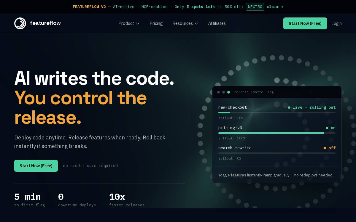Featureflow website preview