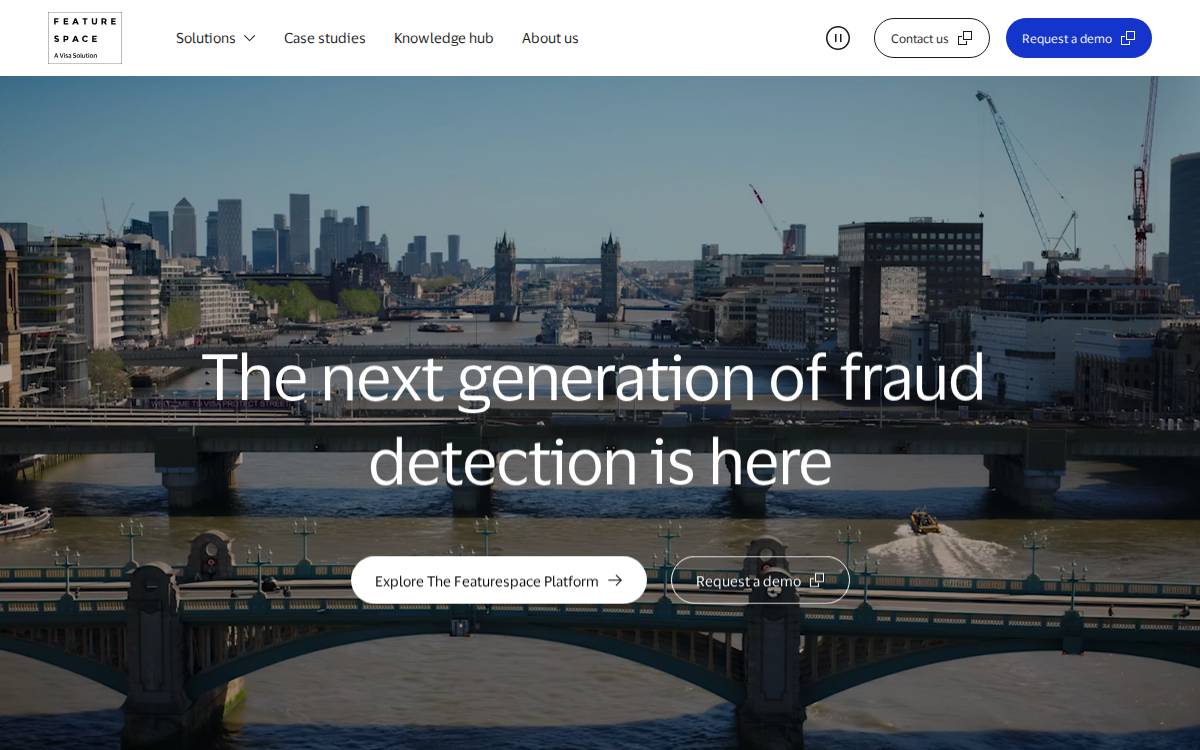 Featurespace website preview