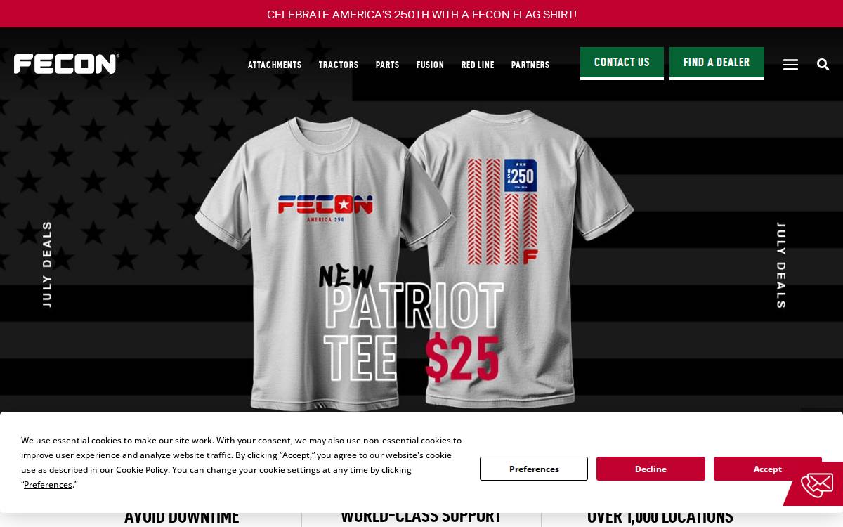 Fecon website preview