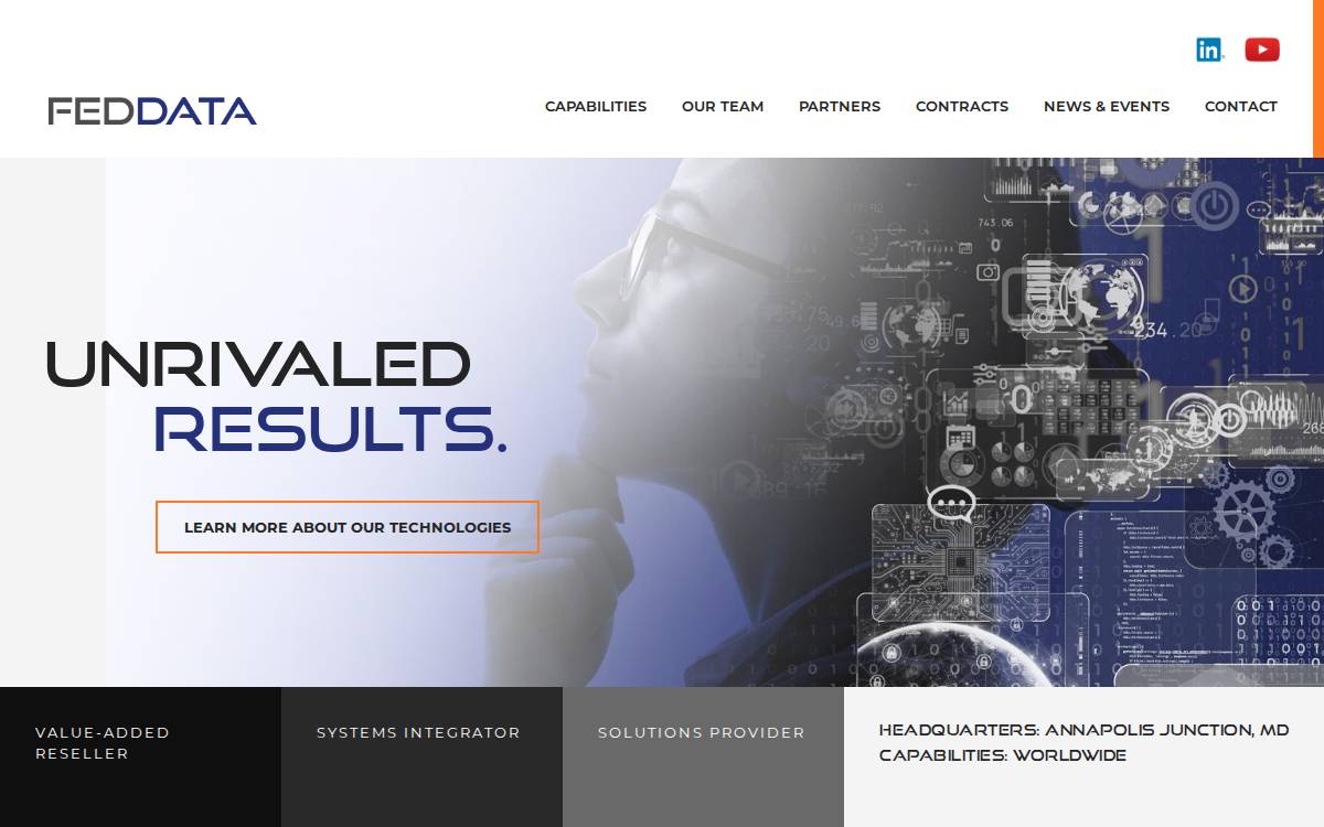 FedData website preview