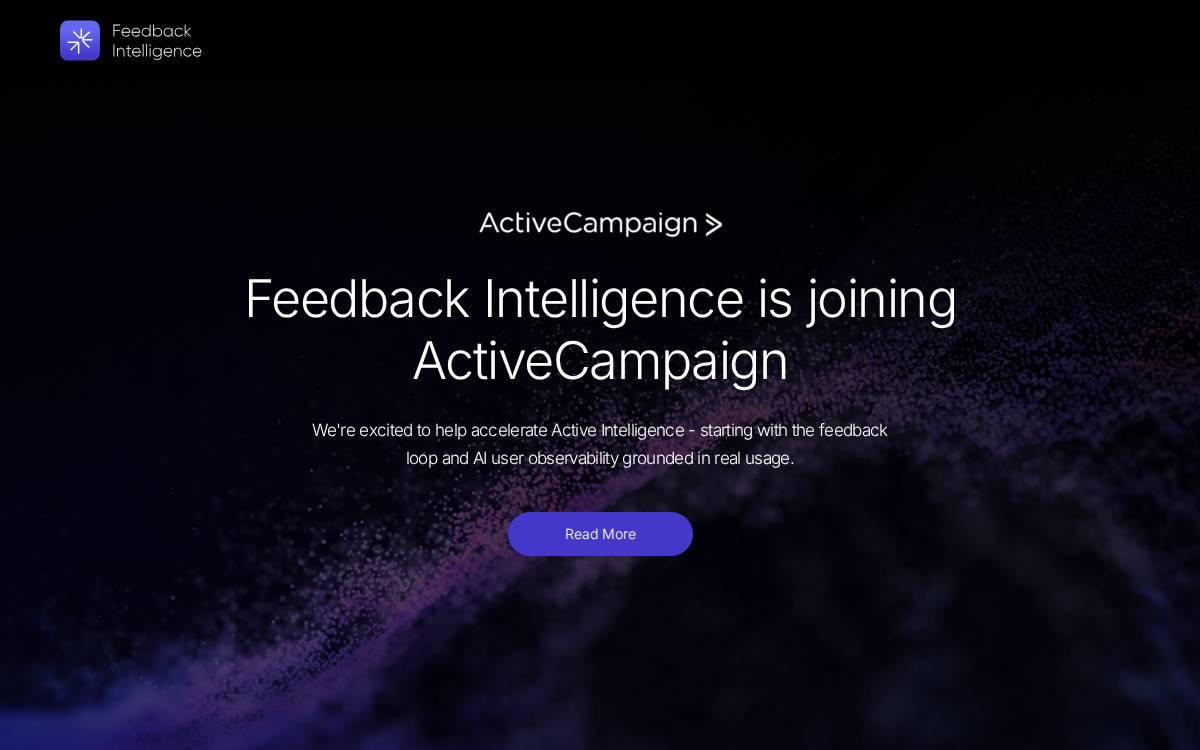 Feedback Intelligence website preview