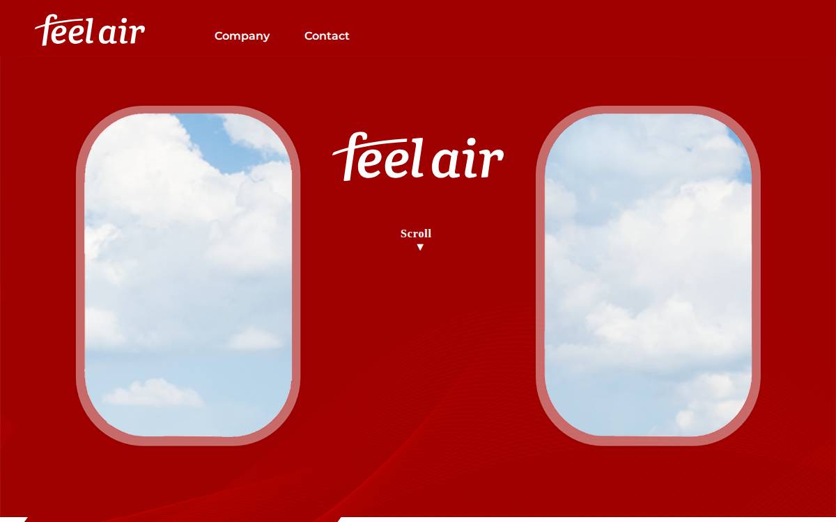 Feelair Hd website preview