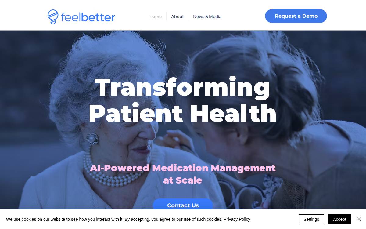 Feelbetter website preview
