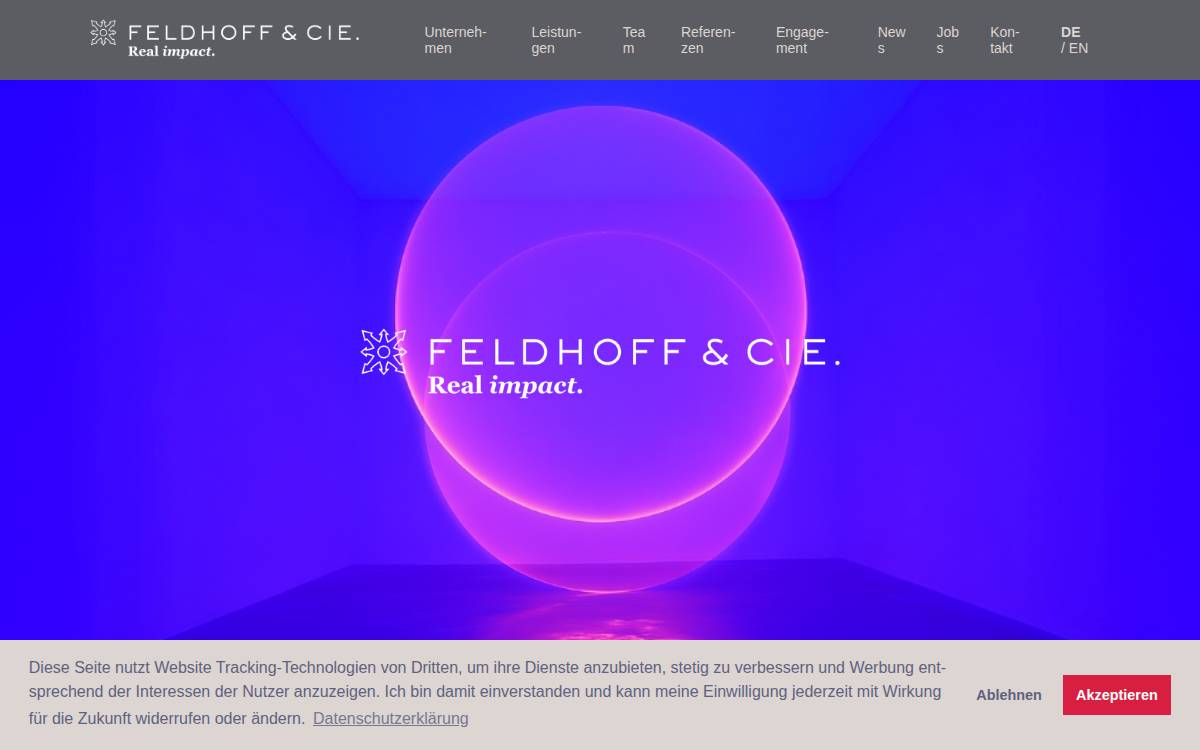 Feldhoff Cie website preview
