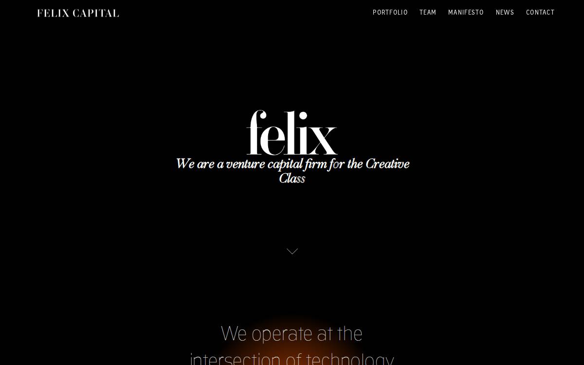 Felix Capital website preview