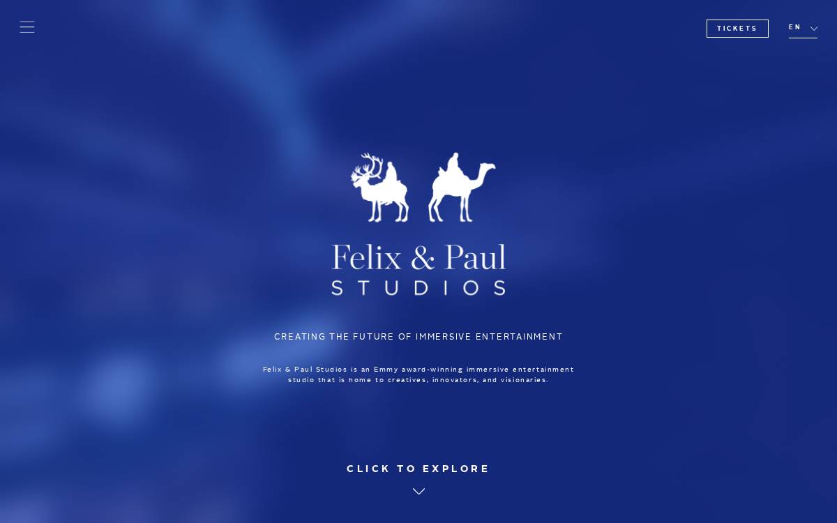 Felix & Paul Studios website preview