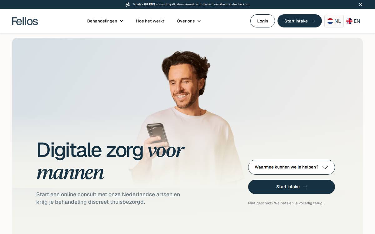 Fellos website preview