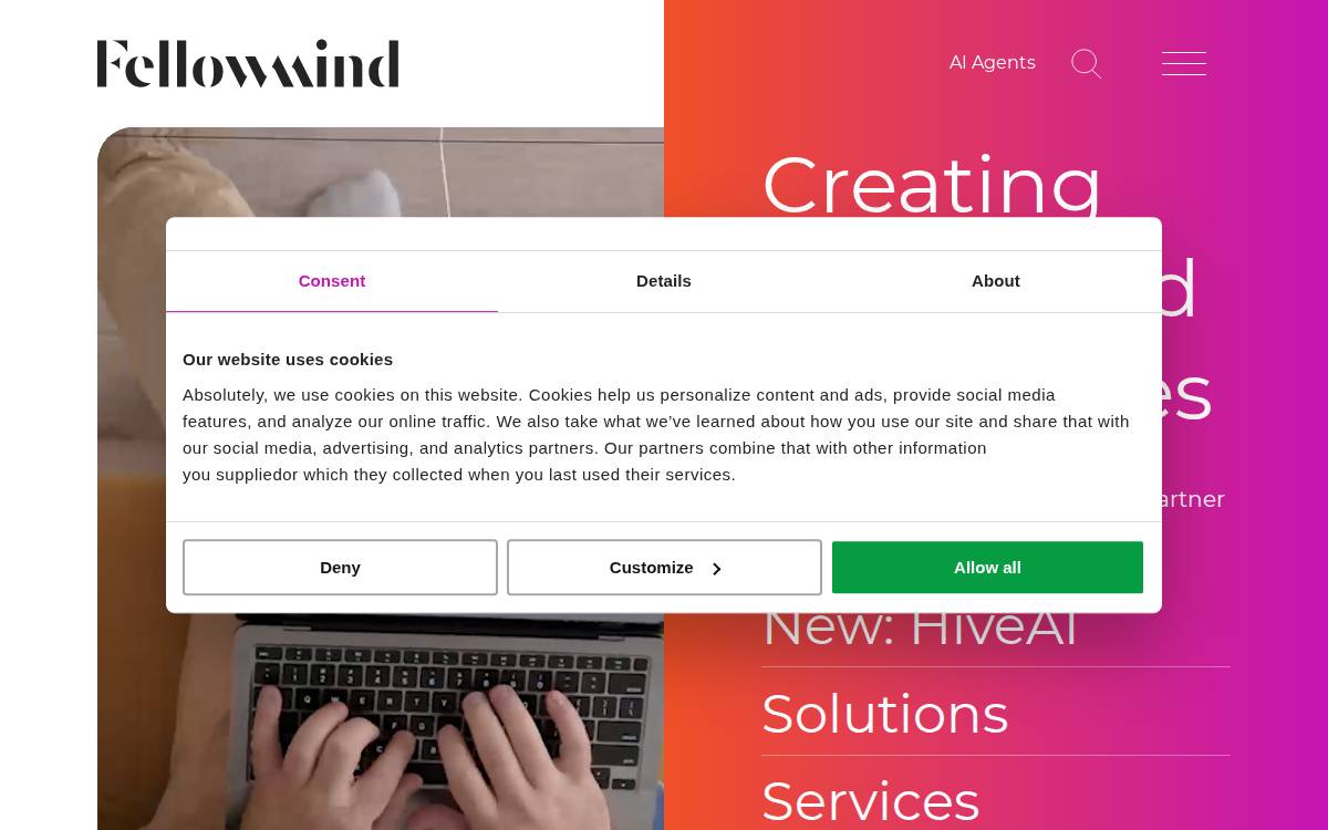 Fellowmind website preview