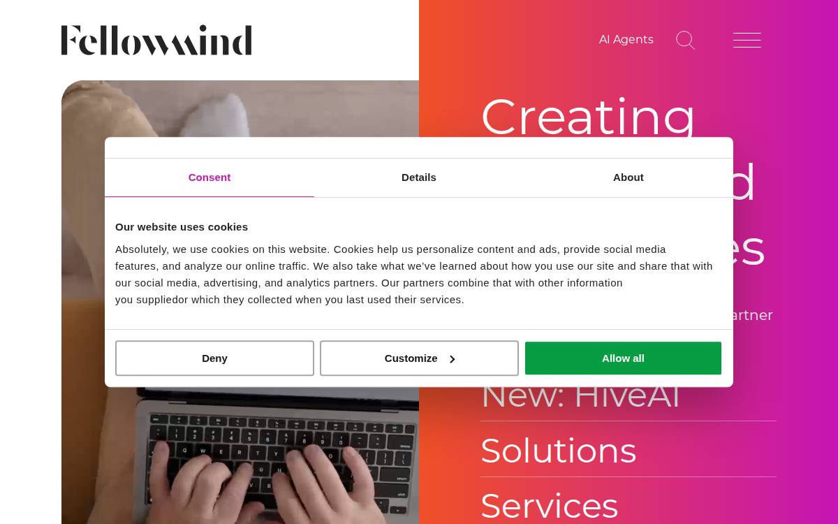 Fellowmind website preview
