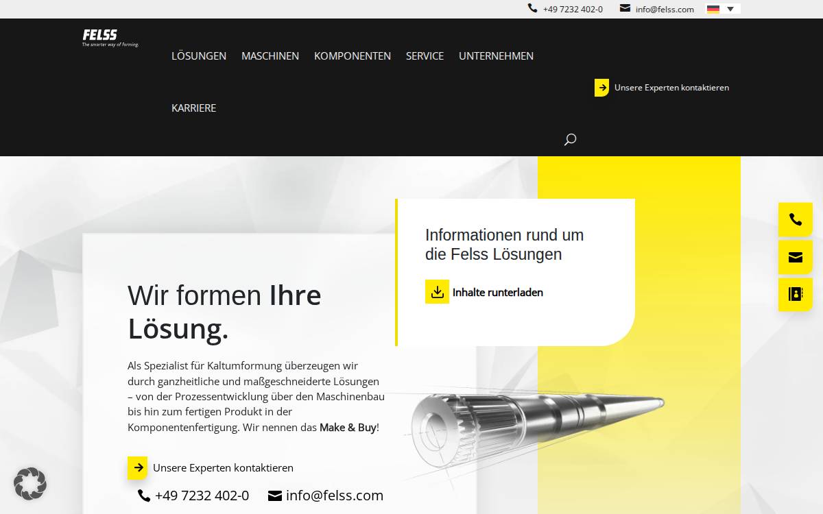 Felss website preview