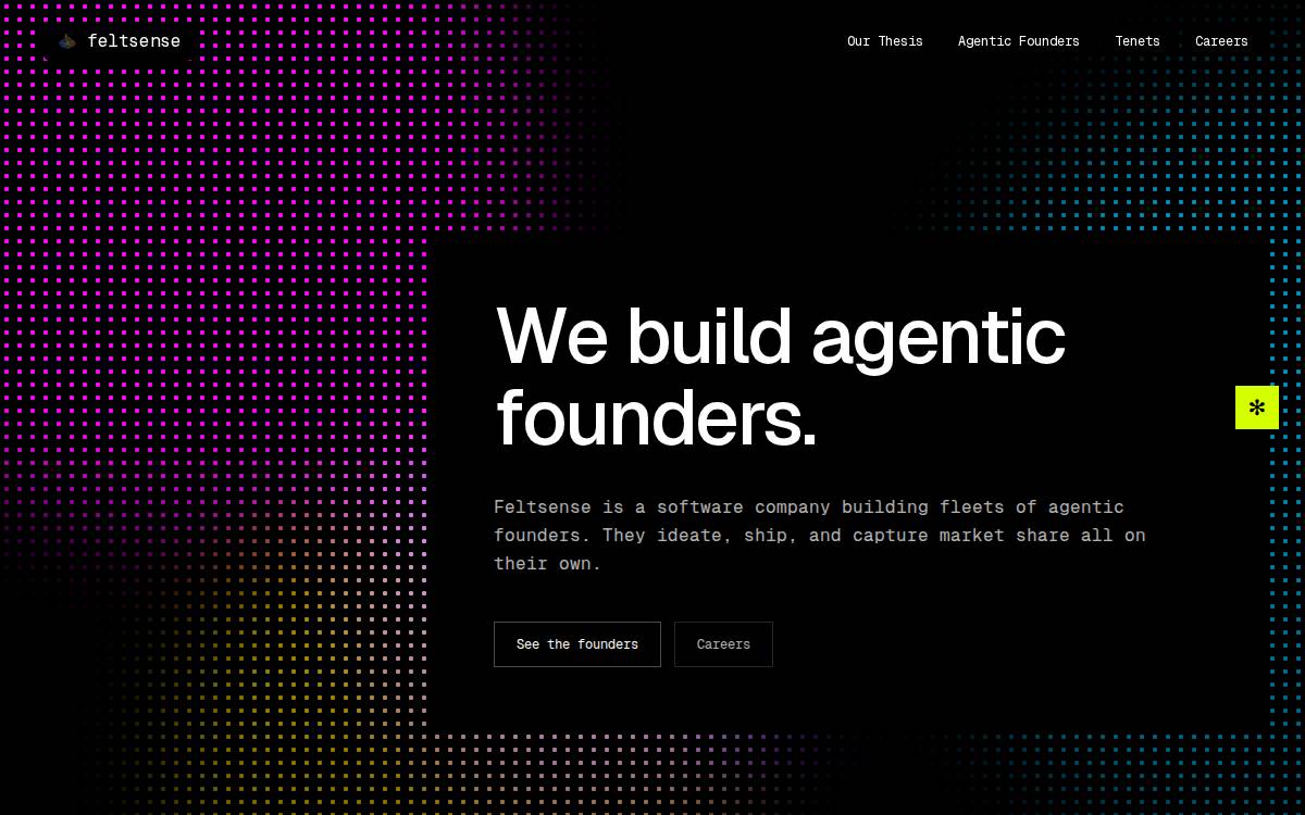 FeltSense website preview