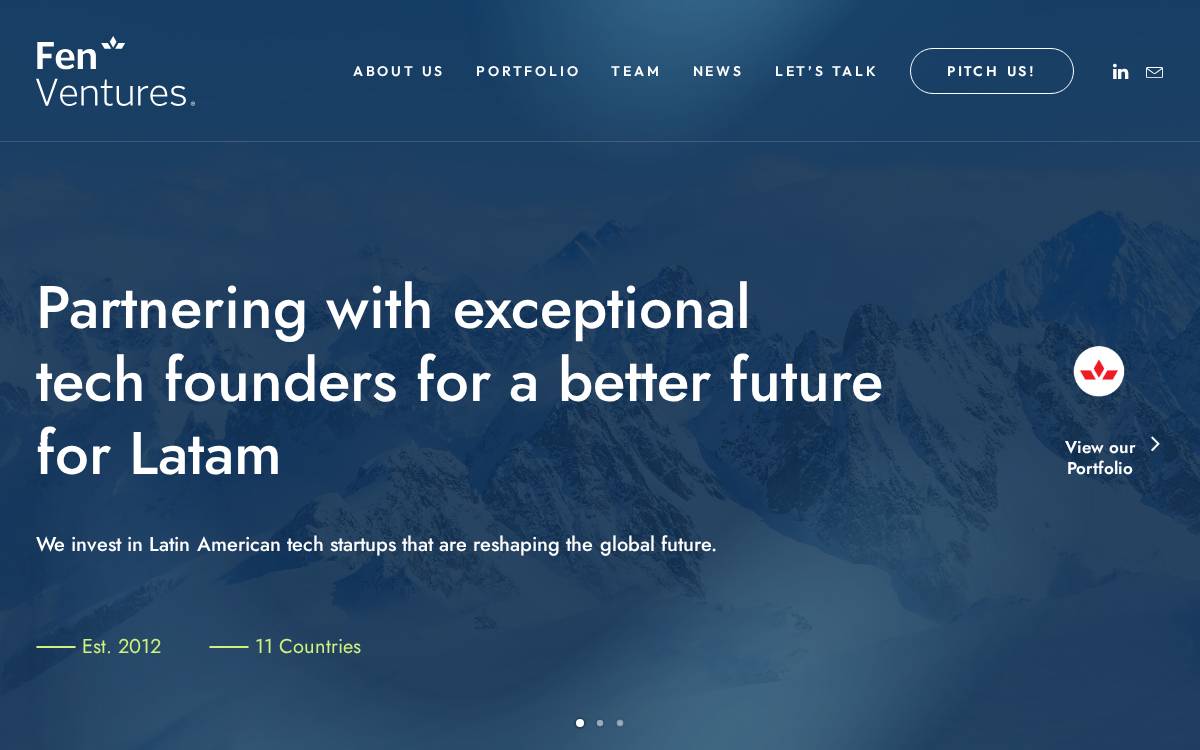 Fen Ventures website preview