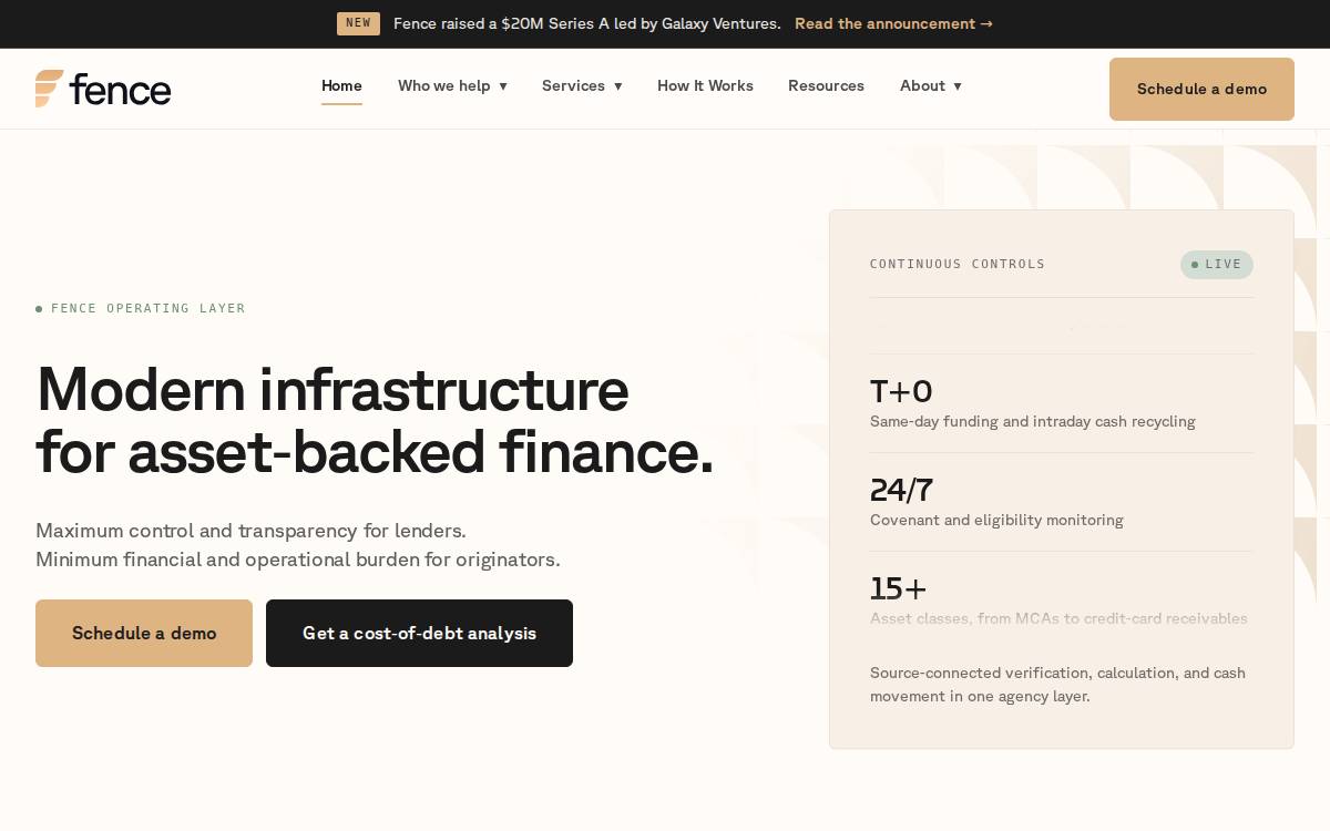 Fence website preview