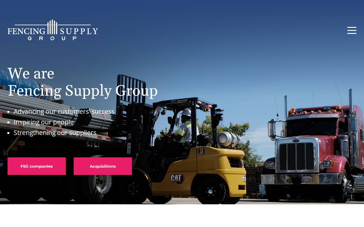 Fencing Supply Group website preview