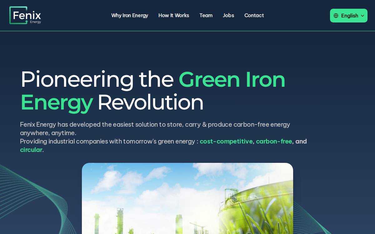 Fenix Energy website preview