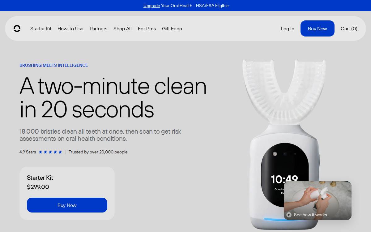 Feno Labs website preview