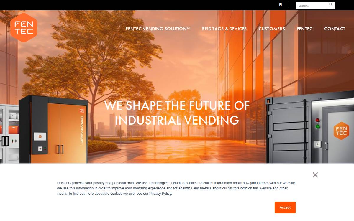 Fentec website preview