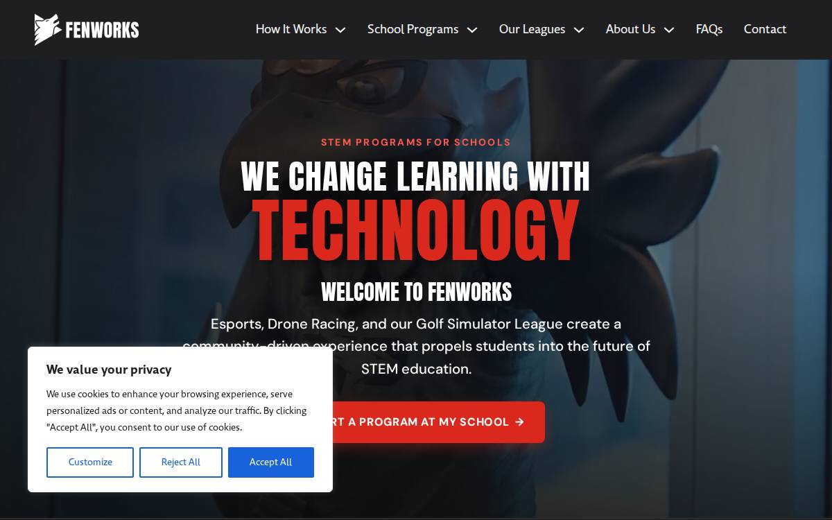Fenworks website preview