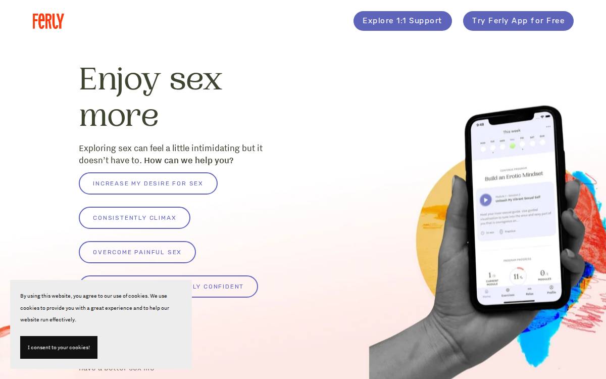 Ferly website preview