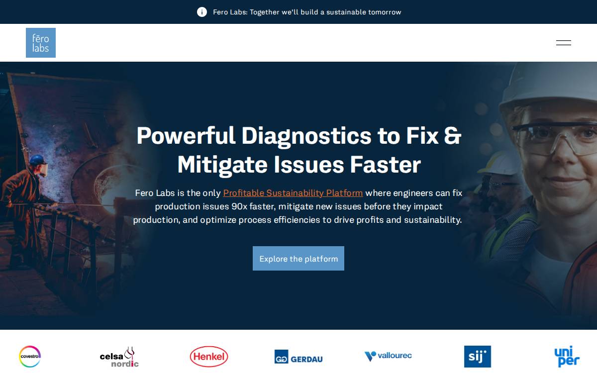 Fero Labs website preview