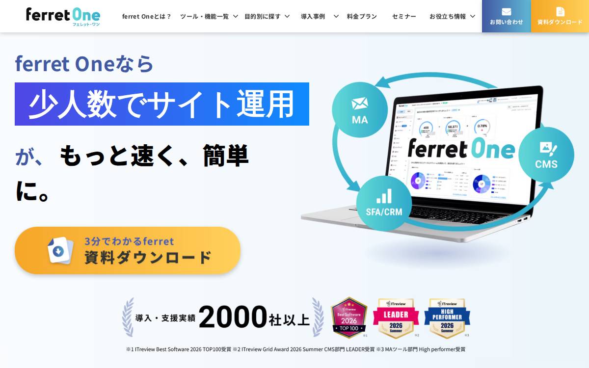 ferret One website preview