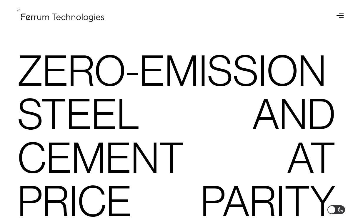 Ferrum Technologies website preview