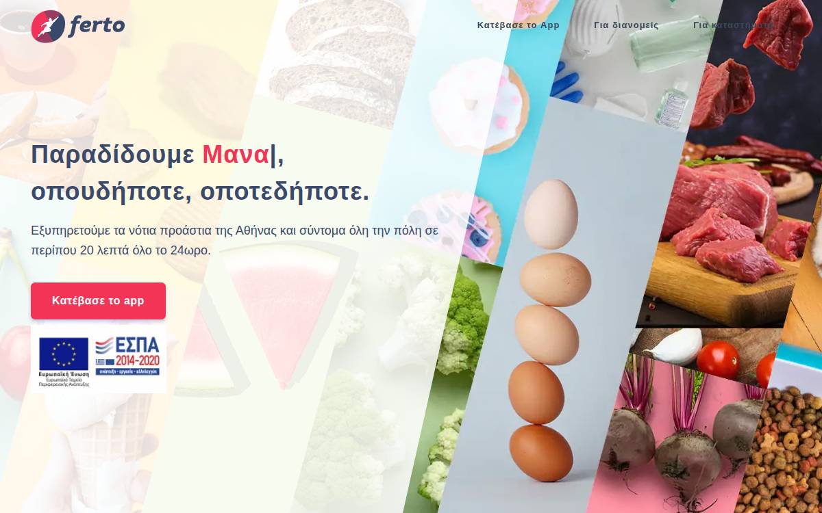Ferto website preview