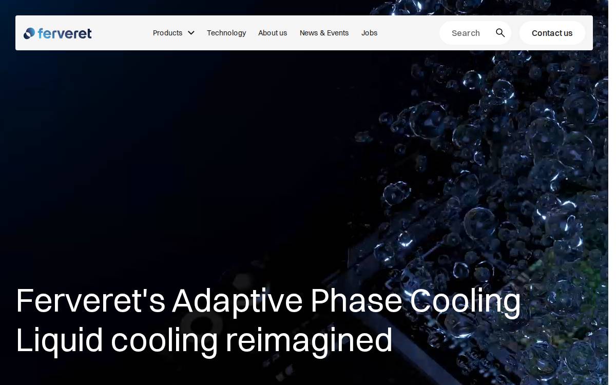 Ferveret website preview