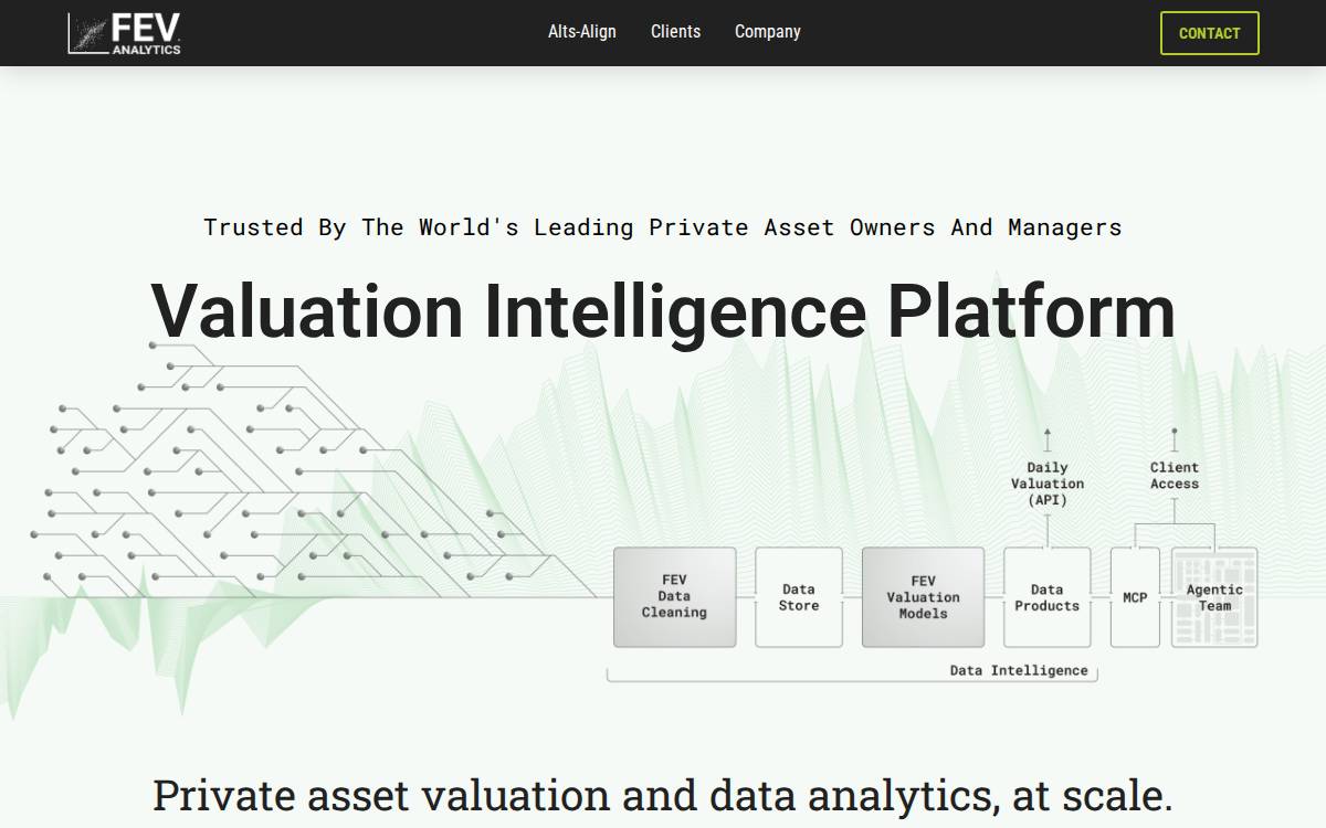 FEV Analytics website preview