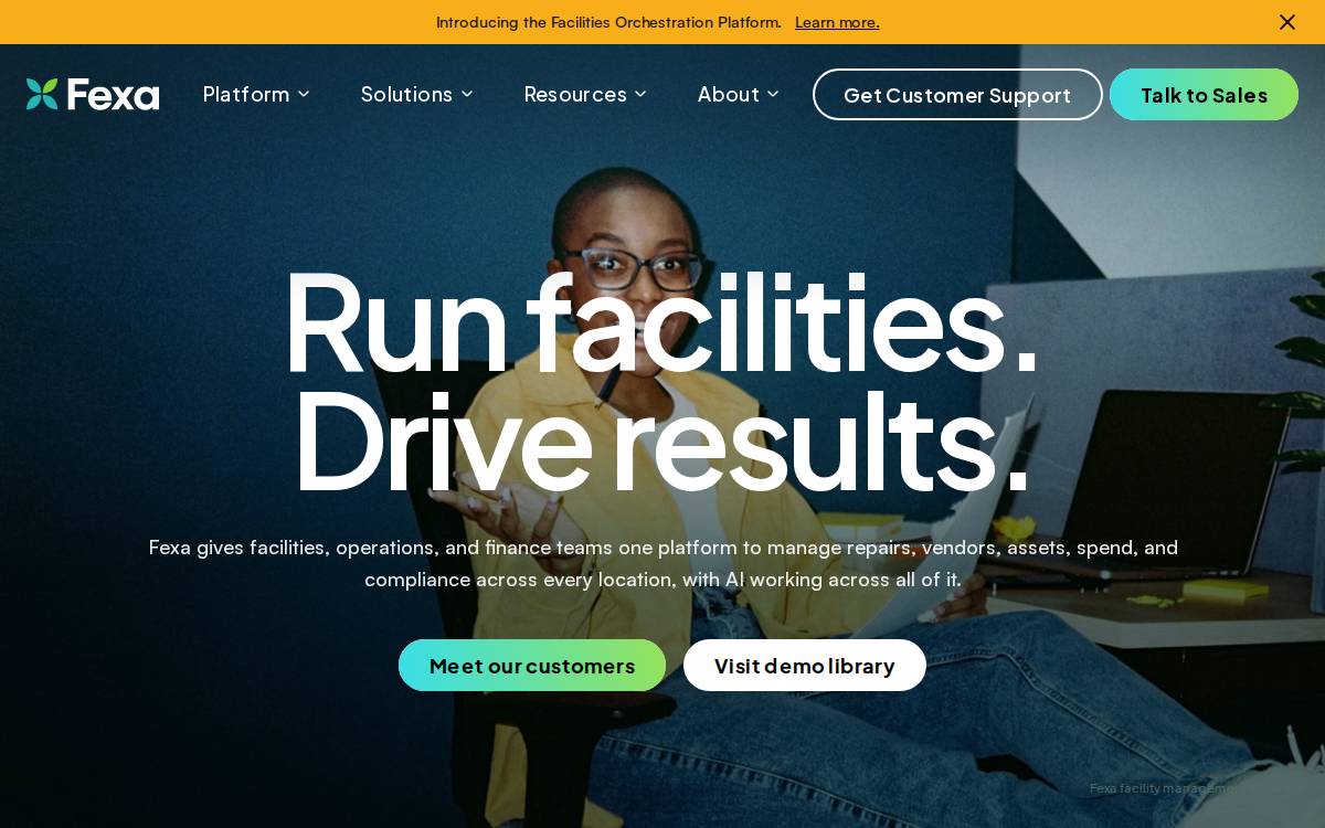 Fexa website preview