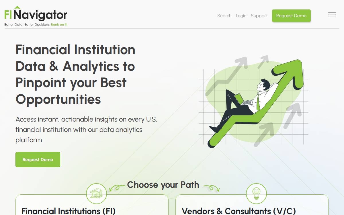 Fi Navigator website preview