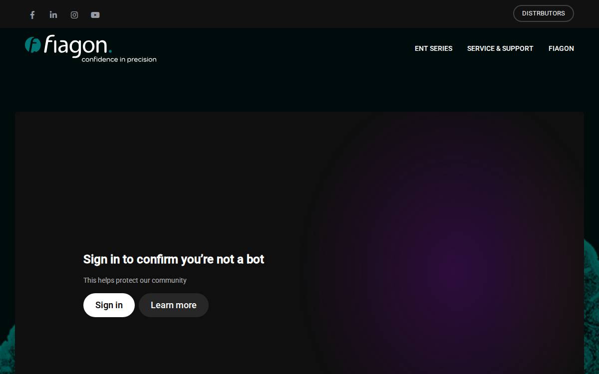 Fiagon AG Medical Technologies website preview