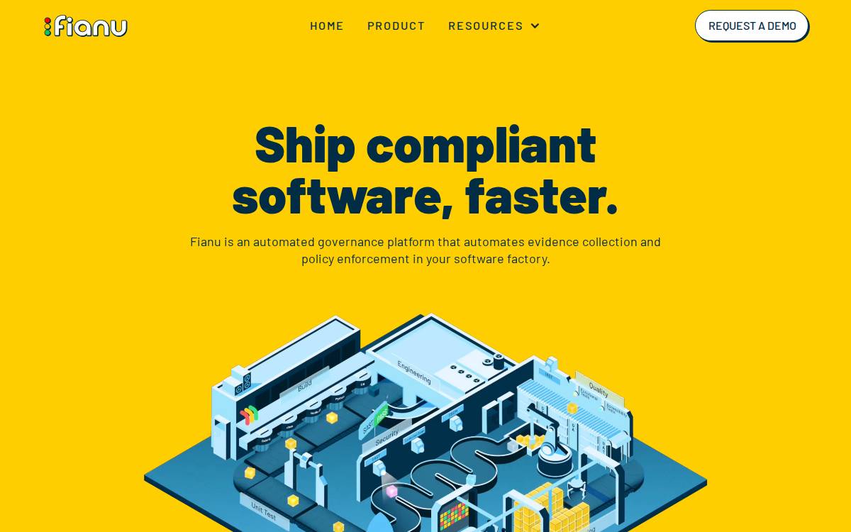 fianu website preview