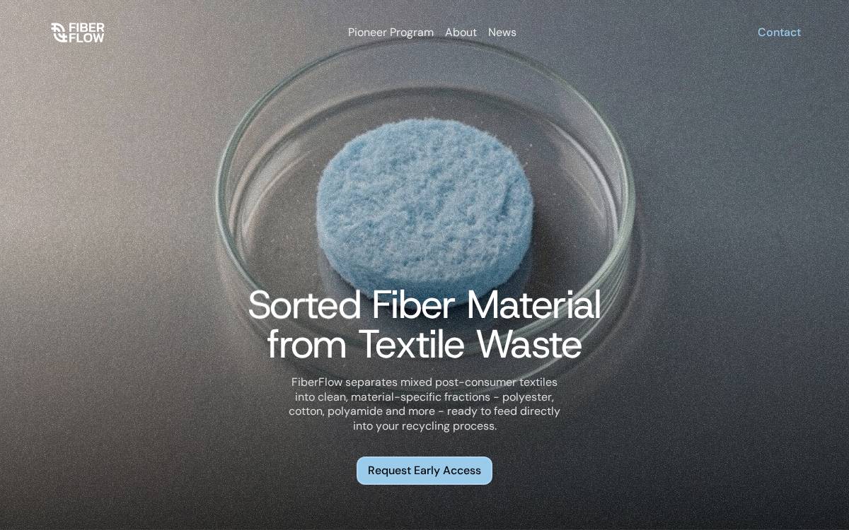 Fiber Flow website preview