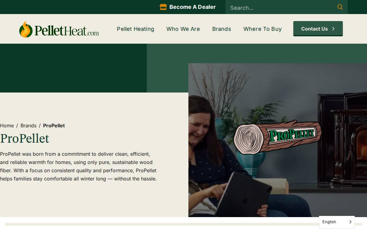 Fiberby Products website preview