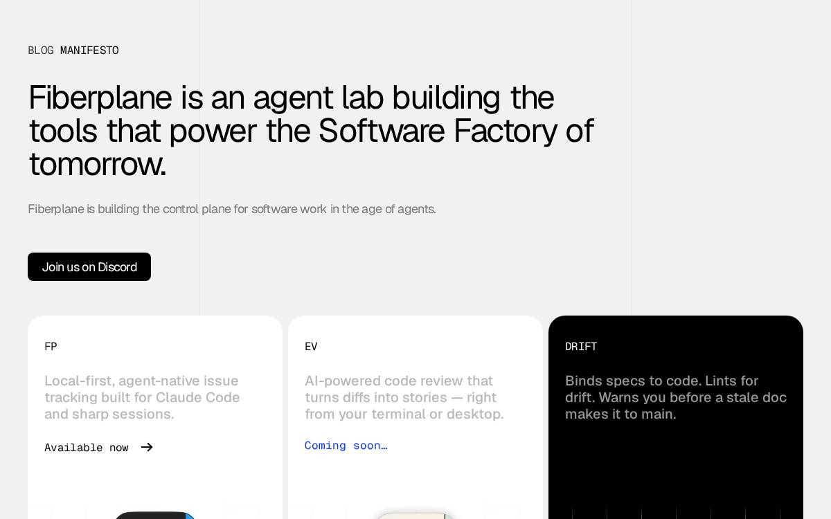 Fiberplane website preview