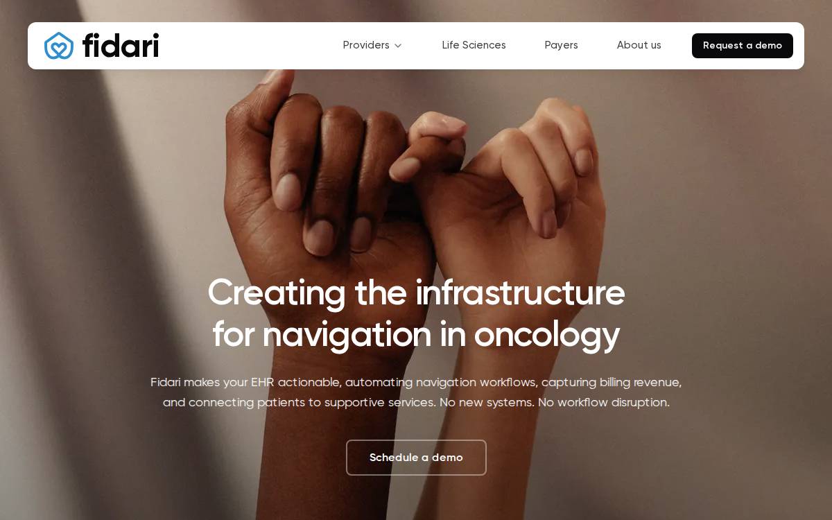 Fidari website preview