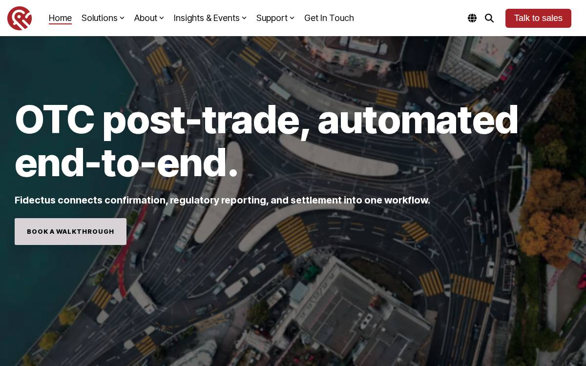 Fidectus website preview