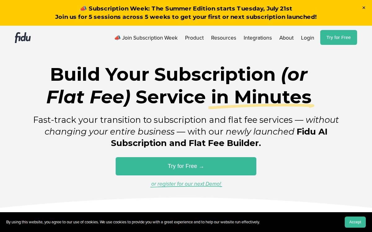 Fidu website preview