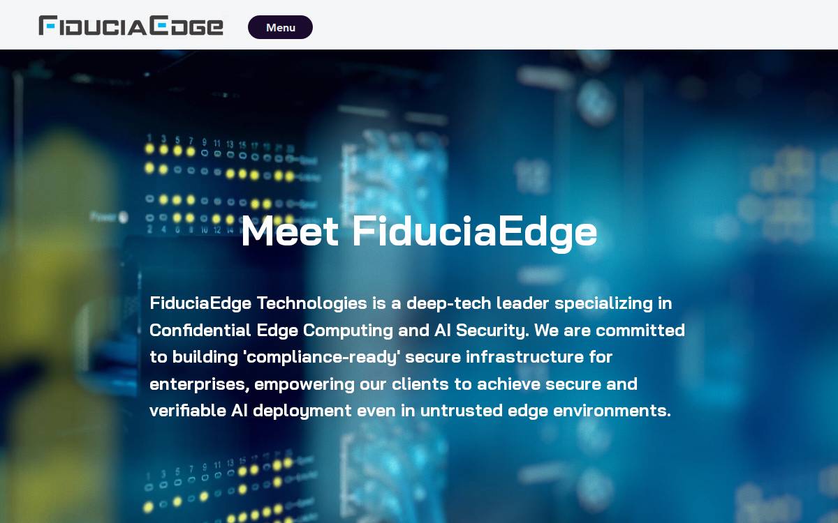 Fiducia Edge Technologies Co., Ltd. website preview