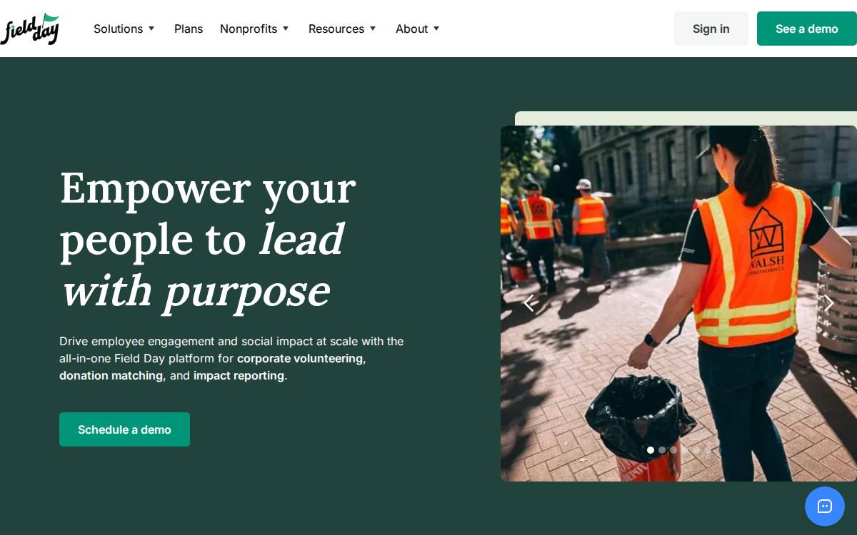 Field Day website preview